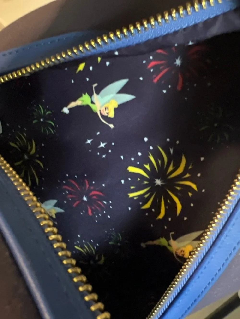 Disney Parks Castle Mini Backpack - Navy with Colorful Castle Print